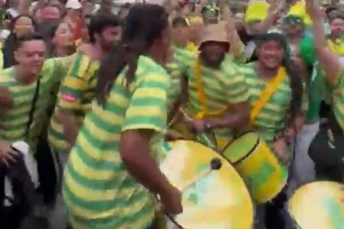 Música do Movimento Verde e Amarelo vira hit em Paris - (crédito: Foto: Reprodução) Música do Movimento Verde e Amarelo vira hit em Paris - (crédito: Foto: Reprodução)