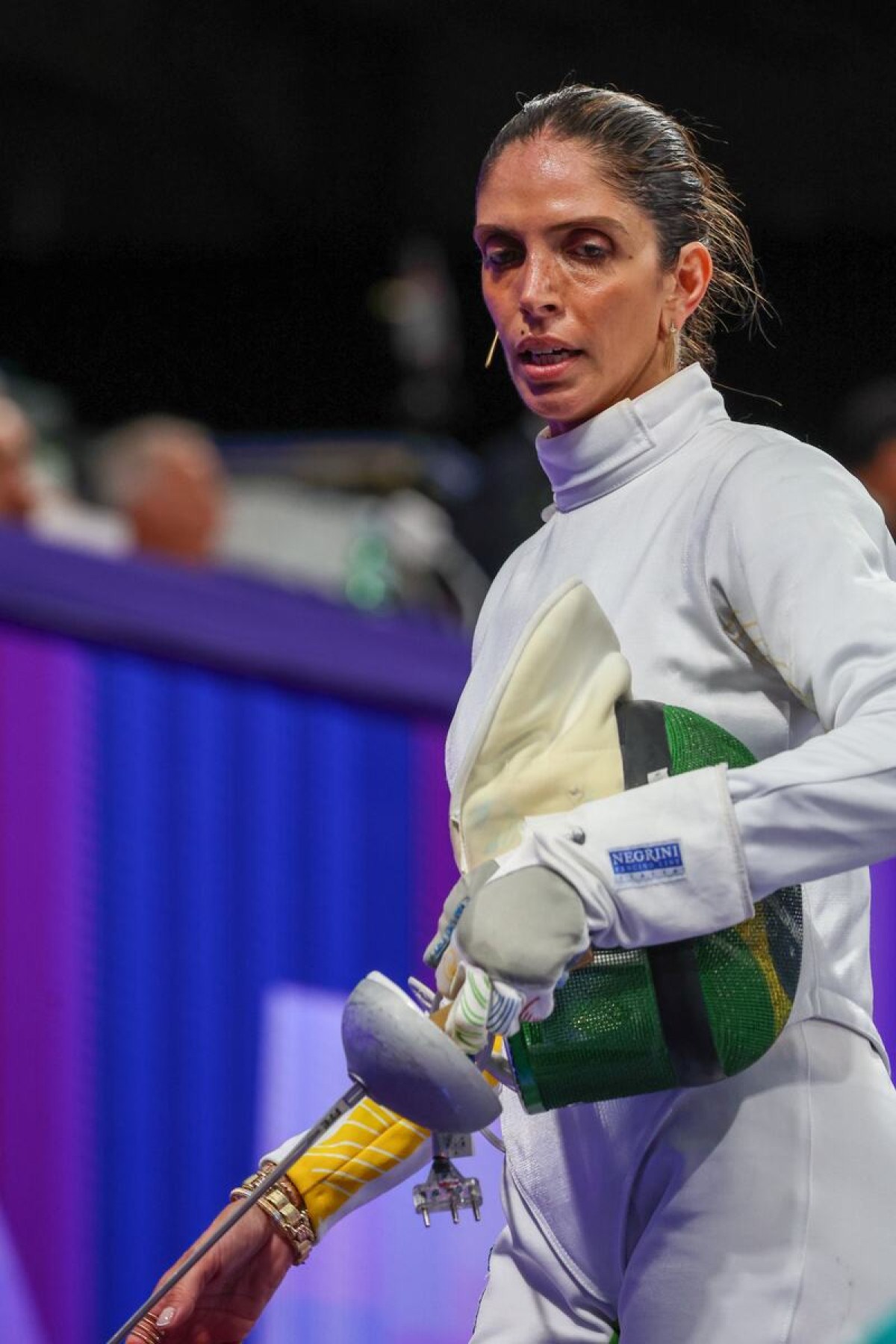 Nathalie Moellhausen nos Jogos Olímpicos Paris 2024. 