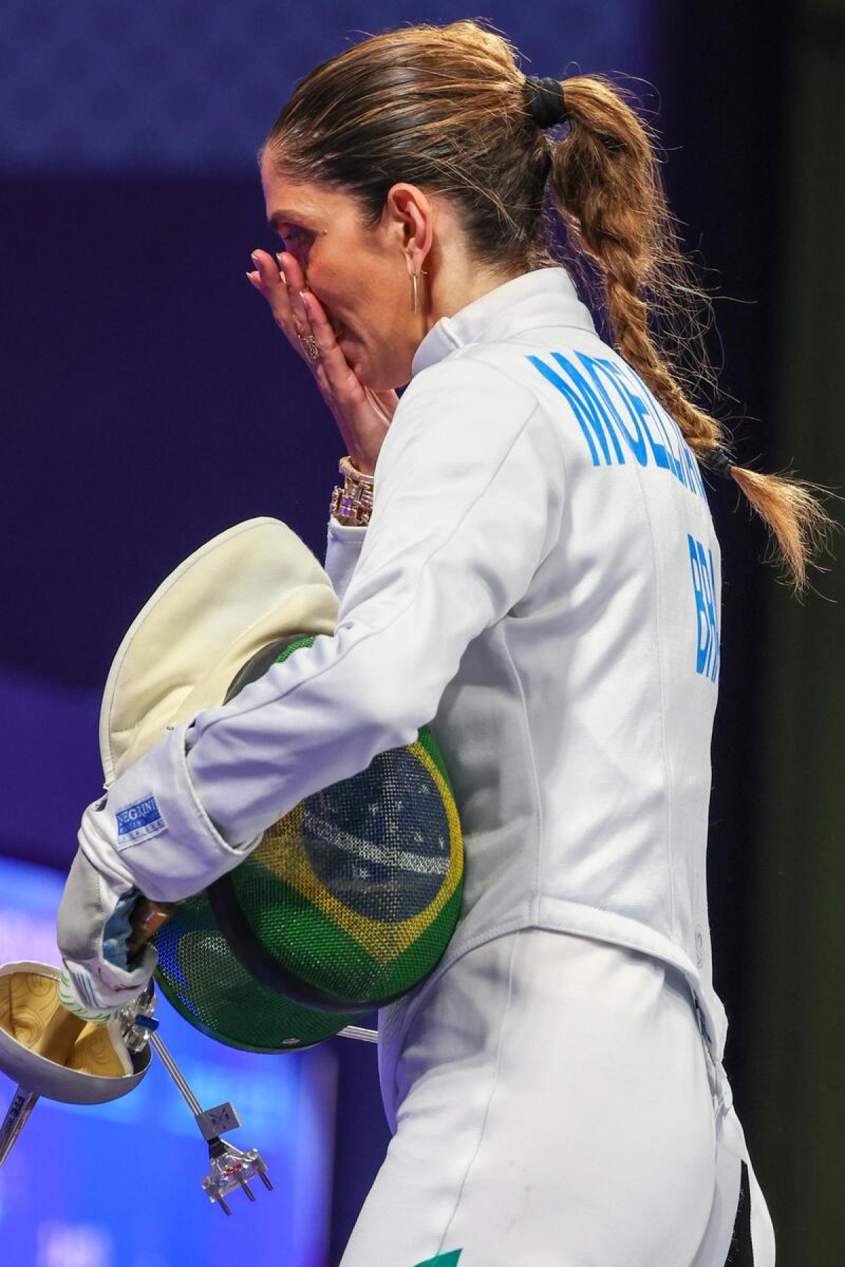 Nathalie Moellhausen nos Jogos Olímpicos Paris 2024. 