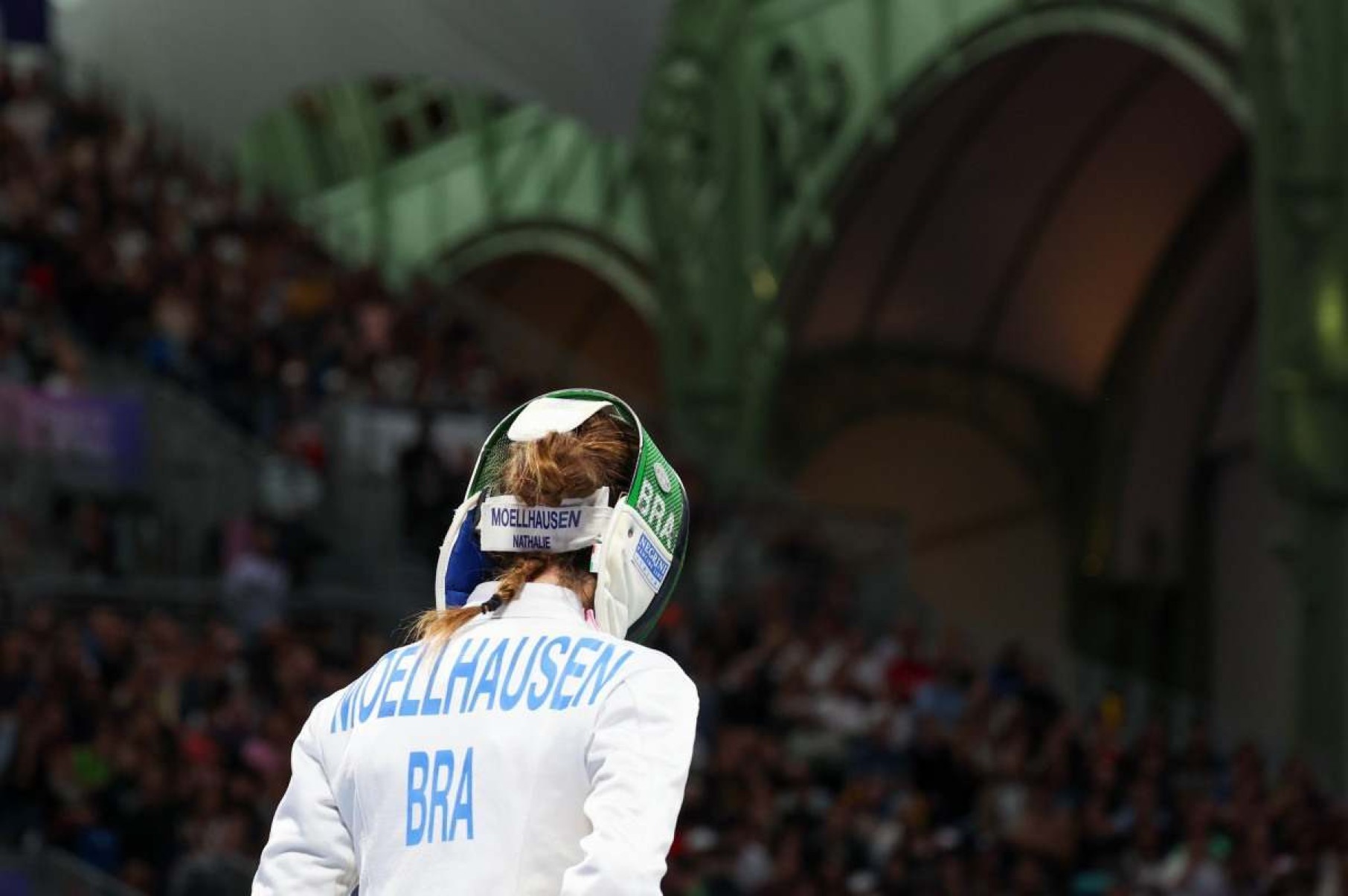 Nathalie Moellhausen nos Jogos Olímpicos Paris 2024. 