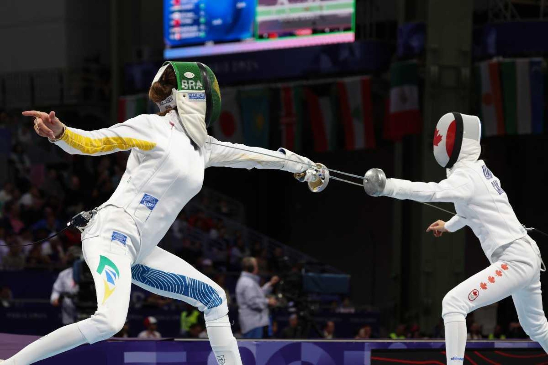 Nathalie Moellhausen nos Jogos Olímpicos Paris 2024. 