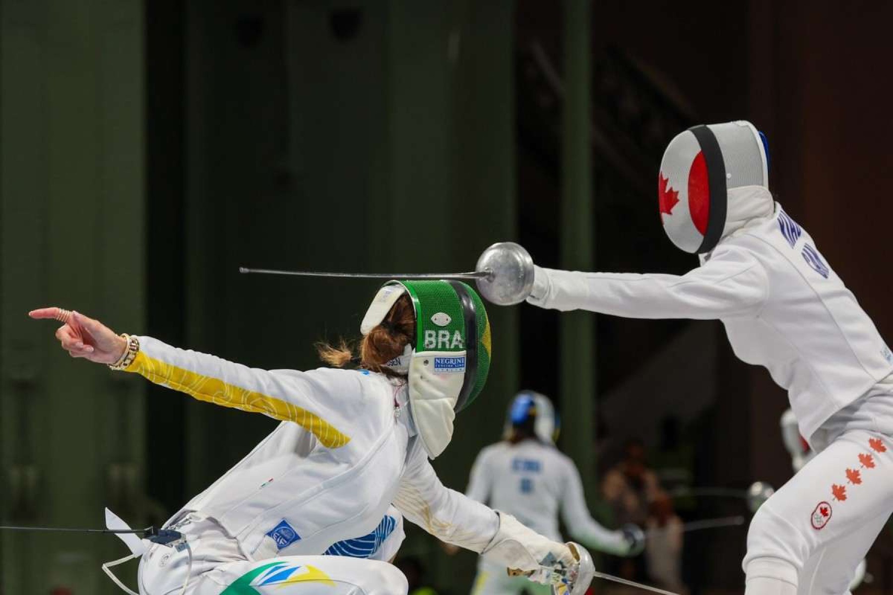 Nathalie Moellhausen nos Jogos Olímpicos Paris 2024. 