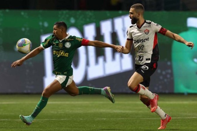 Rony não jogou bem na derrota diante do Vitória - Foto: Cesar Greco/Palmeiras -  (crédito: Foto: Cesar Greco/Palmeiras)