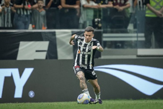 Bernard destacou boa vitória do Atlético diante de um Corinthians defensivo -  (crédito: Foto: Pedro Souza / Atlético)