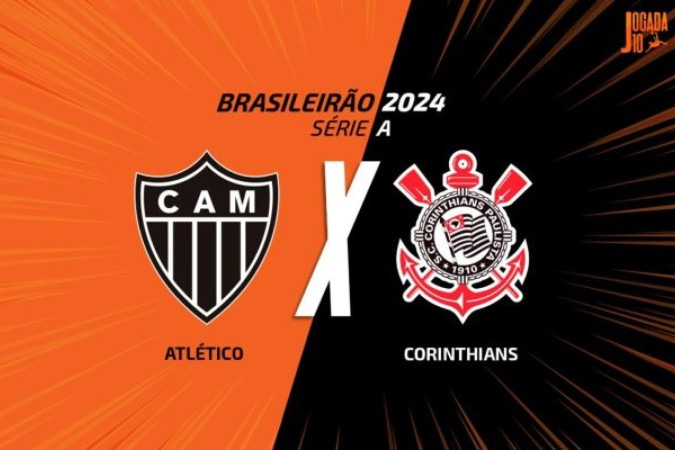 Atlético Mineiro x Corinthians -  (crédito: Foto: Arte Jogada10)