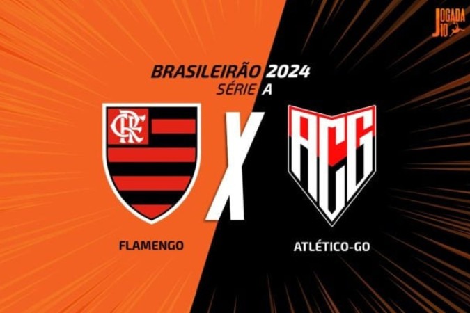 Flamengo x Atlético-GO -  (crédito: Foto: Arte Jogada10)