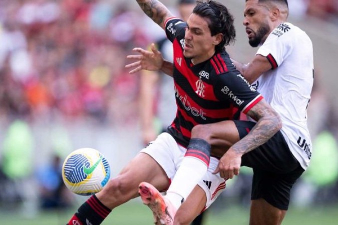 Flamengo vai com tudo para cima do Palmeiras -  (crédito: Foto: Jorge Rodrigues/ACG)