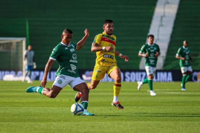 Guarani bate Brusque e volta a vencer na Série B -  (crédito: Foto: Raphael Silvestre/GuaraniFC)