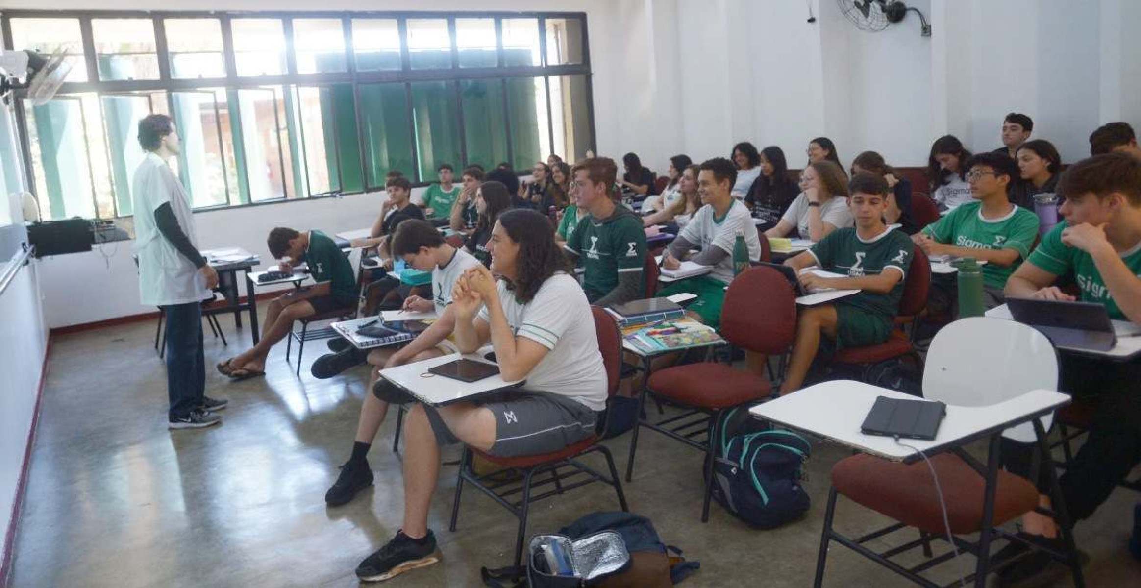 O Sigma da Asa Sul retomou o ano letivo na semana passada para seus 1,2 mil estudantes