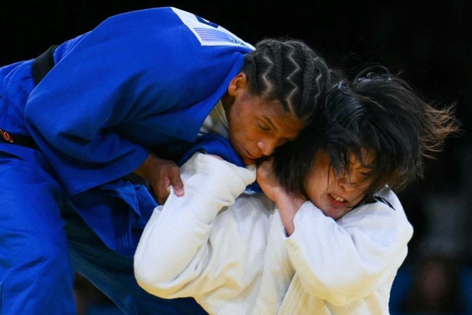 Rafaela Silva ocupa a quarta colocação no ranking da categoria até 57kg -  (crédito: Luis Robayo/ AFP)