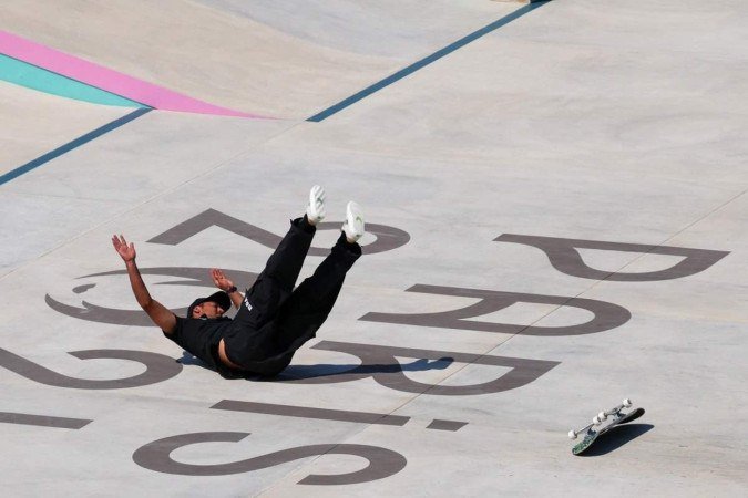 Felipe Gustavo foi o primeiro skatista a competir na modalidade street, na história das Olimpíadas, em Tóquio 2020.