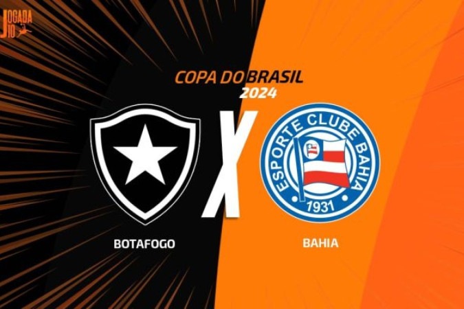 Botafogo e Bahia iniciam disputa por vaga nas quartas -  (crédito: Foto: Arte Jogada10)