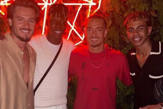 Lamine Yamal e Nico Willians curtem férias em Marbella -  (crédito: Foto: Reprodução Instagram)