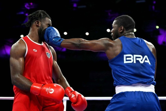 O adversário do brasileiro na próxima fase será o ucraniano Oleksandr Khyzhniak -  (crédito:  AFP)