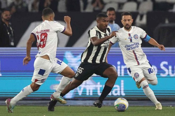 Botafogo e Bahia empatam pela Copa do Brasil -  (crédito: Foto: Vitor Silva/Botafogo.)