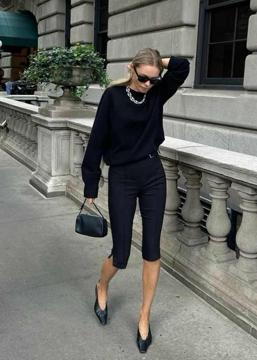 A calça capri se adapta a diversas ocasiões, garantindo elegância ao visual