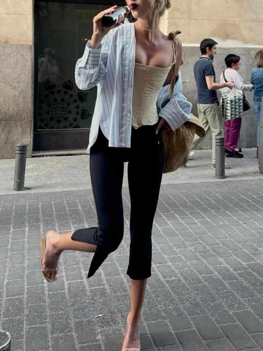 Modelos com fendas na lateral dão mais movimento 