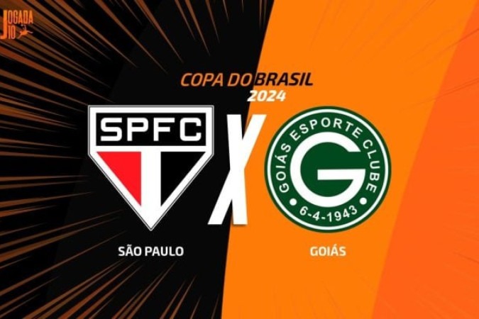 São Paulo x Goiás -  (crédito: Foto: Arte Jogada10)