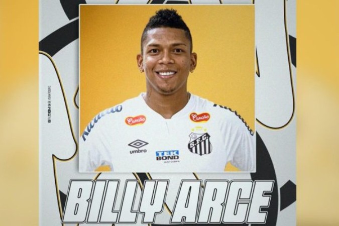 Santos anuncia Billy Arce -  (crédito: Foto: Divulgação/Santos FC)