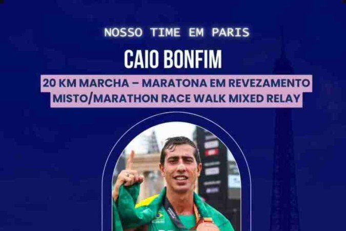 Caio Bonfim vai para a quarta disputa de Jogos Olímpicos.