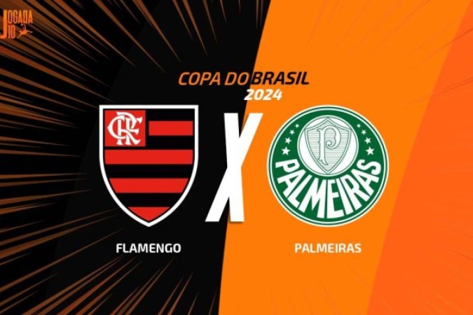 Flamewngo x Palmeiras -  (crédito: Foto: Arte Jogada10)