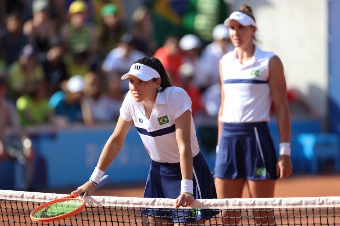 Nos Jogos de Tóquio-2020, o Brasil conquistou o bronze com Stefani e Laura Pigossi, mas falhou na tentativa de repetir o feito     -  (crédito:  Gaspar Nóbrega/COB)