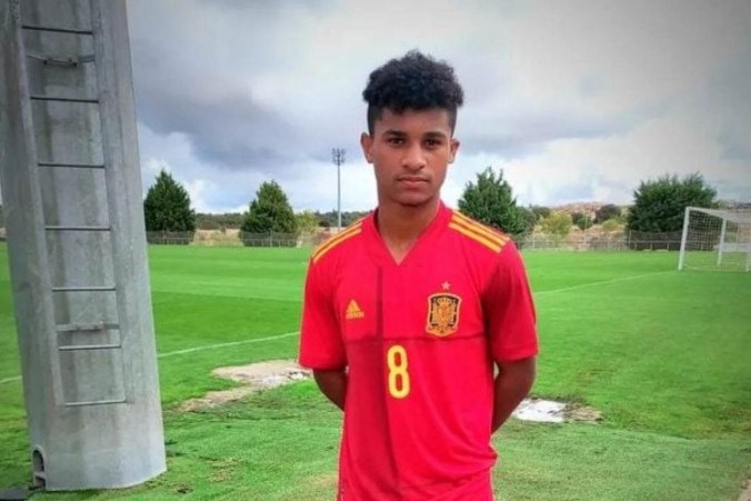 Wesley Dual atuou pelo Sub-17 da Espanha -  (crédito: Foto: Arquivo pessoal)