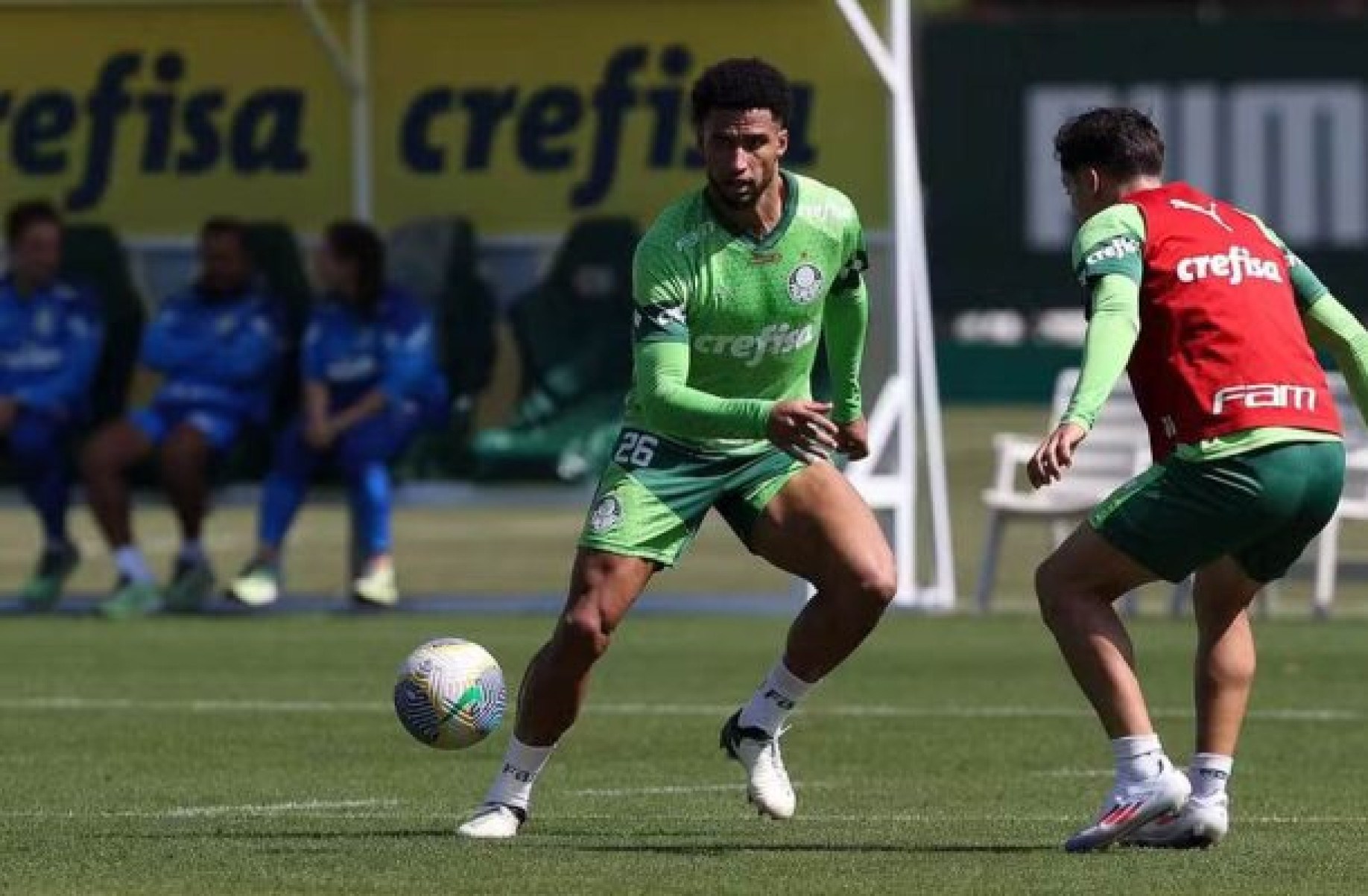 Murilo é a novidade em treino do Palmeiras