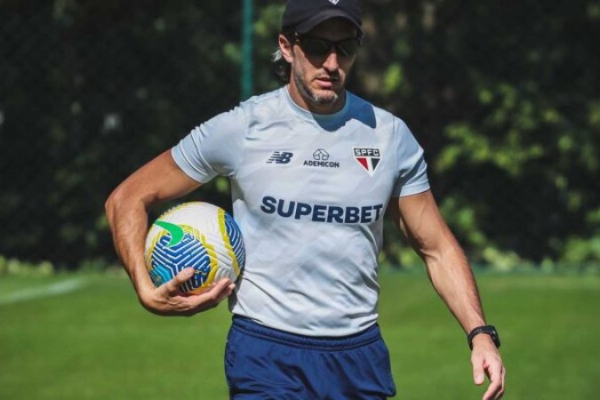  Treino no CT da Barra Funda  -  (crédito: Foto: Erico Leonan / saopaulofc.net)