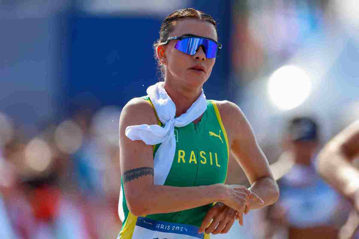 Erica Sena foi a melhor brasileira na prova dos 20km -  (crédito: Abelardo Mendes Jr./CB/DA Press)