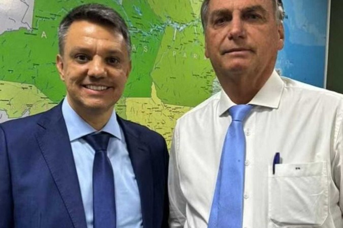 Marcelo Ustra e Jair Bolsonaro -  (crédito: Reprodução/redes sociais)