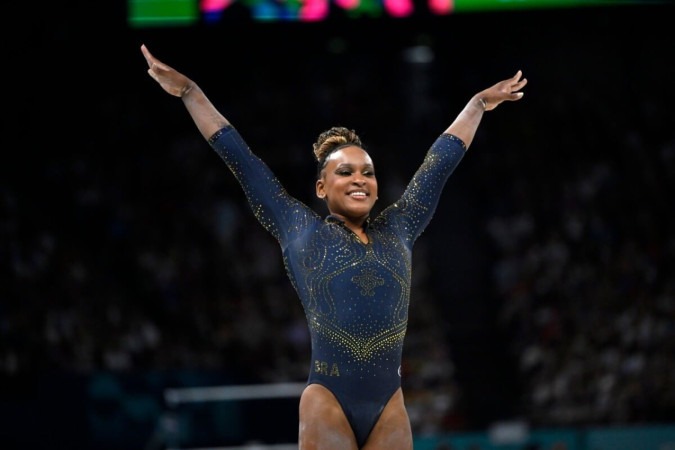 Rebeca Andrade foi a primeira brasileira a conquistar uma medalha olímpica na ginástica artística (Imagem: A.RICARDO | Shutterstock) -  (crédito: EdiCase)