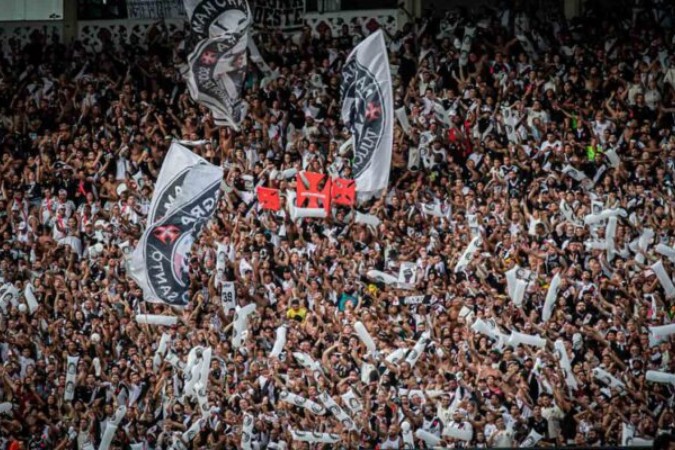 Torcida do Vasco vai empurrar o time na Colina -  (crédito: Foto: Matheus Lima/Vasco)