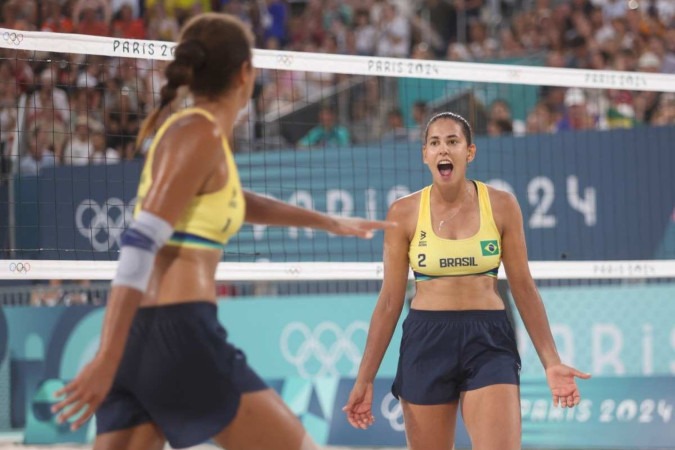 Ana Patrícia e Duda formam a dupla número um do mundo no vôlei de praia
     -  (crédito:  LUIZA MORAES/COB)