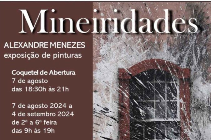 Cartaz exposição 'Mineiridades' -  (crédito: Reprodução Instagram/ @alexandremmenezes)