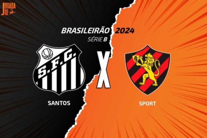 Santos x Sport -  (crédito: Foto: Arte Jogada10)