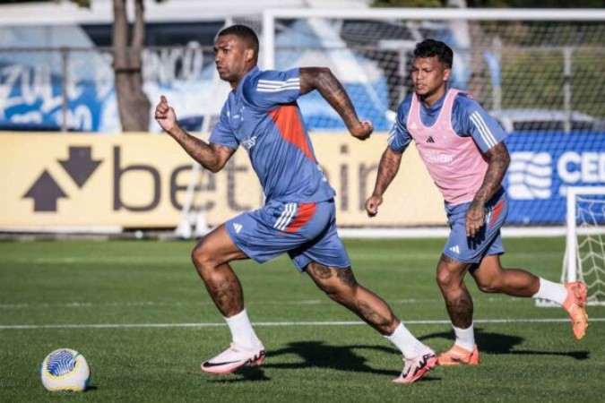 Gabriel Veron está quase pronto para retornar aos jogos do Cruzeiro  -  (crédito: Foto: Gustavo Aleixo - Cruzeiro)