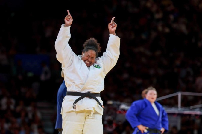 Beatriz Souza conquista o primeiro ouro do Brasil nas Olimpíadas de Paris 2024       -  (crédito: Abelardo Mendes Jr./CB/D.A Press)