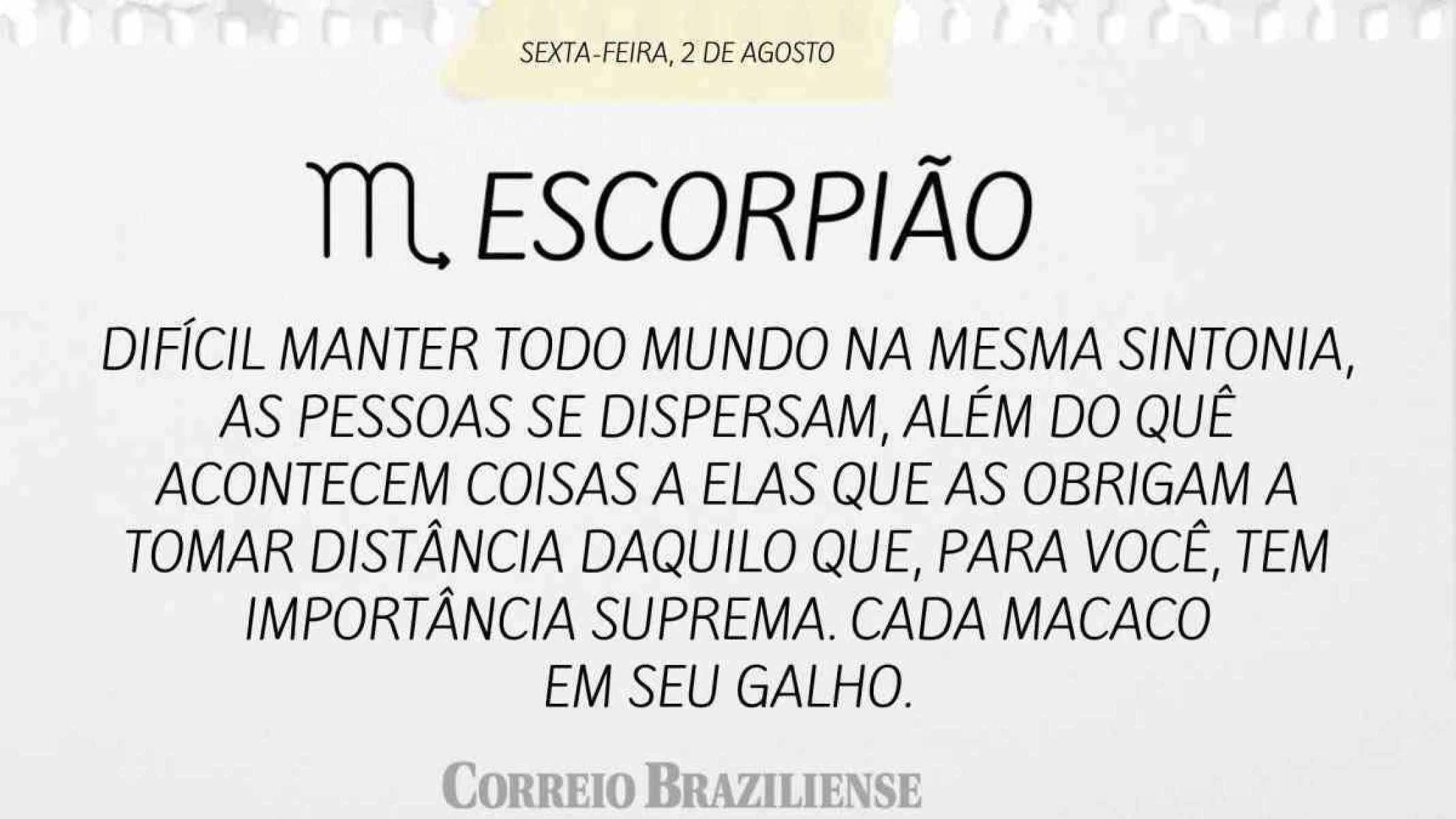 ESCÓPRIO |  2 DE AGOSTO