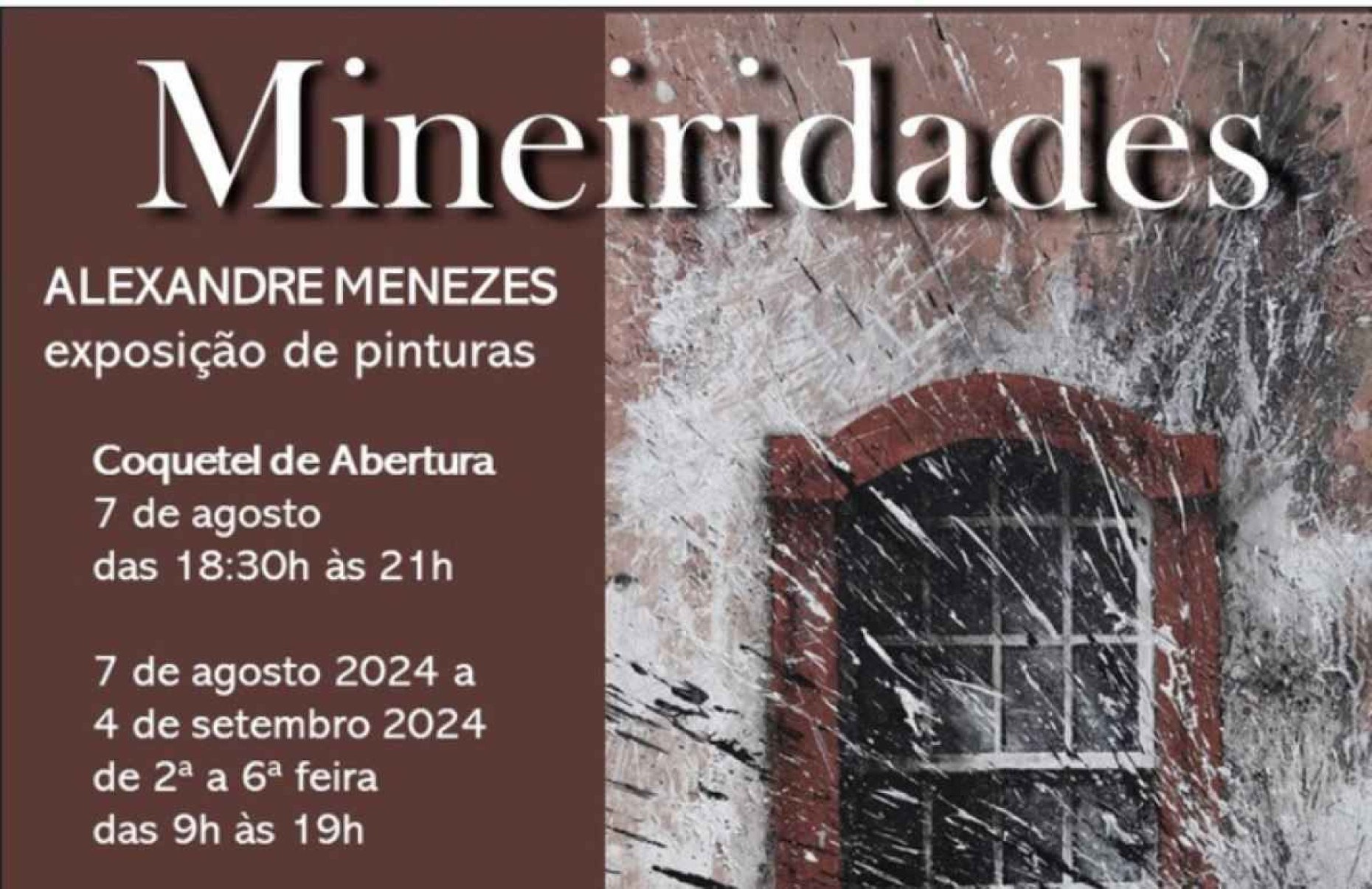 Alexandre Menezes revisita a arquitetura colonial na mostra Mineiridades