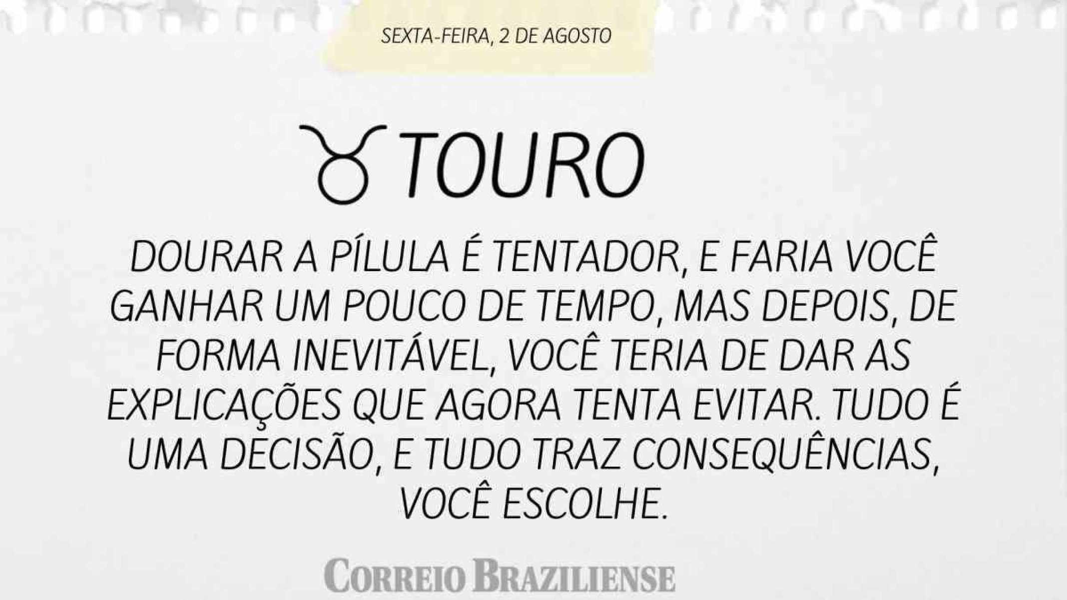 TOURO |  2 DE AGOSTO