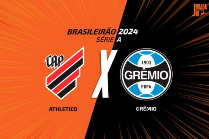 Athletico e Grêmio se enfrentam neste domingo (4) pelo Brasileirão -  (crédito: Arte: Jogada 10)