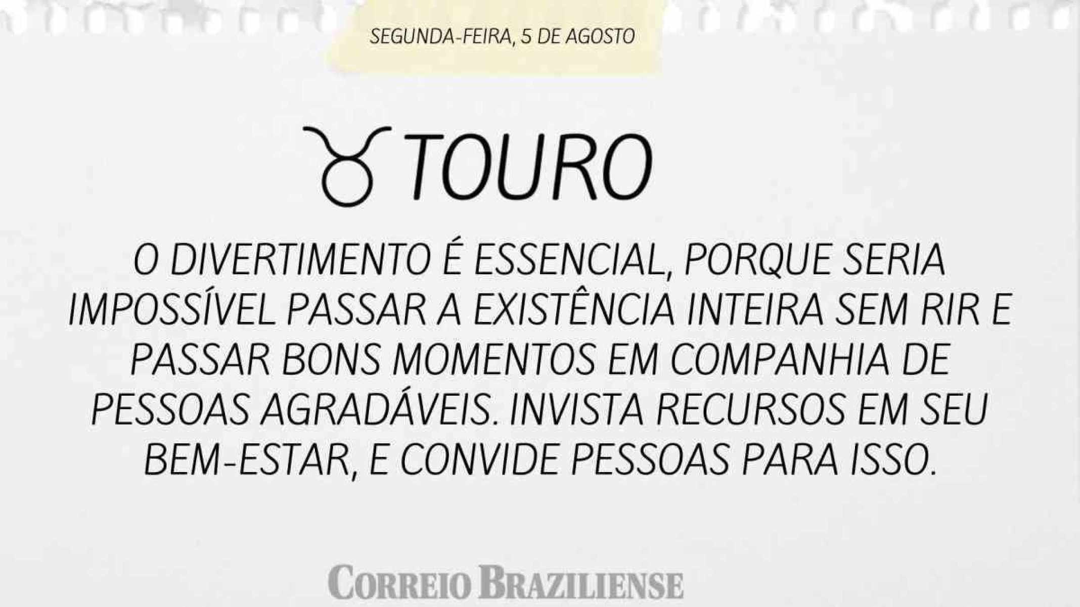 TOURO |  5 DE AGOSTO