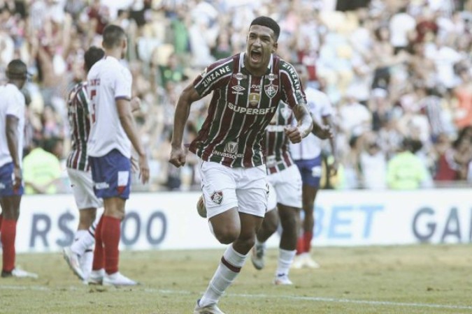 Kauã Elias marca, Flu engata quarta vitória seguida no BR e fica mais perto de sair do Z4  -  (crédito: Foto: Marcelo Gonçalves / Fluminense FC)