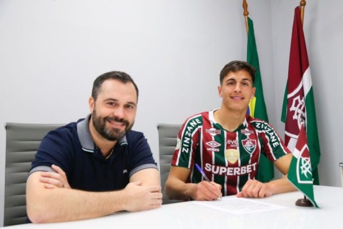 Bernal disse que pediu ao empresário que houvesse o acerto com o Fluminense -  (crédito: Foto: Marcelo Gonçalves/FFC)