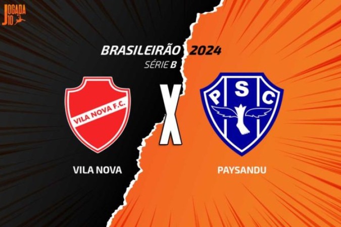 Vila Nova tenta revanche contra o Paysandu nesta segunda-feira (5) -  (crédito: Arte: Jogada 10)