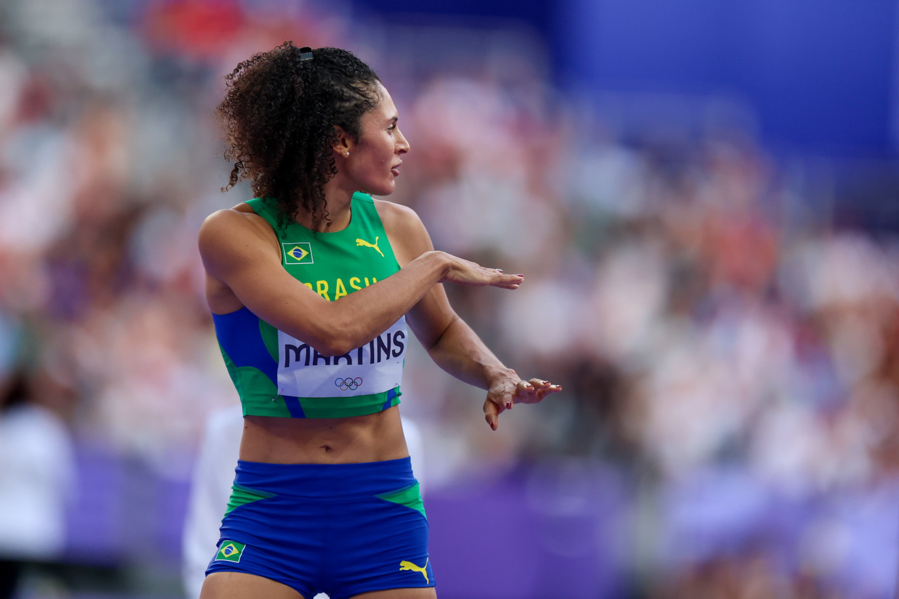 Valdileia sente o tornozelo na final do salto em altura, neste domingo (4/08) e fica sem medalha