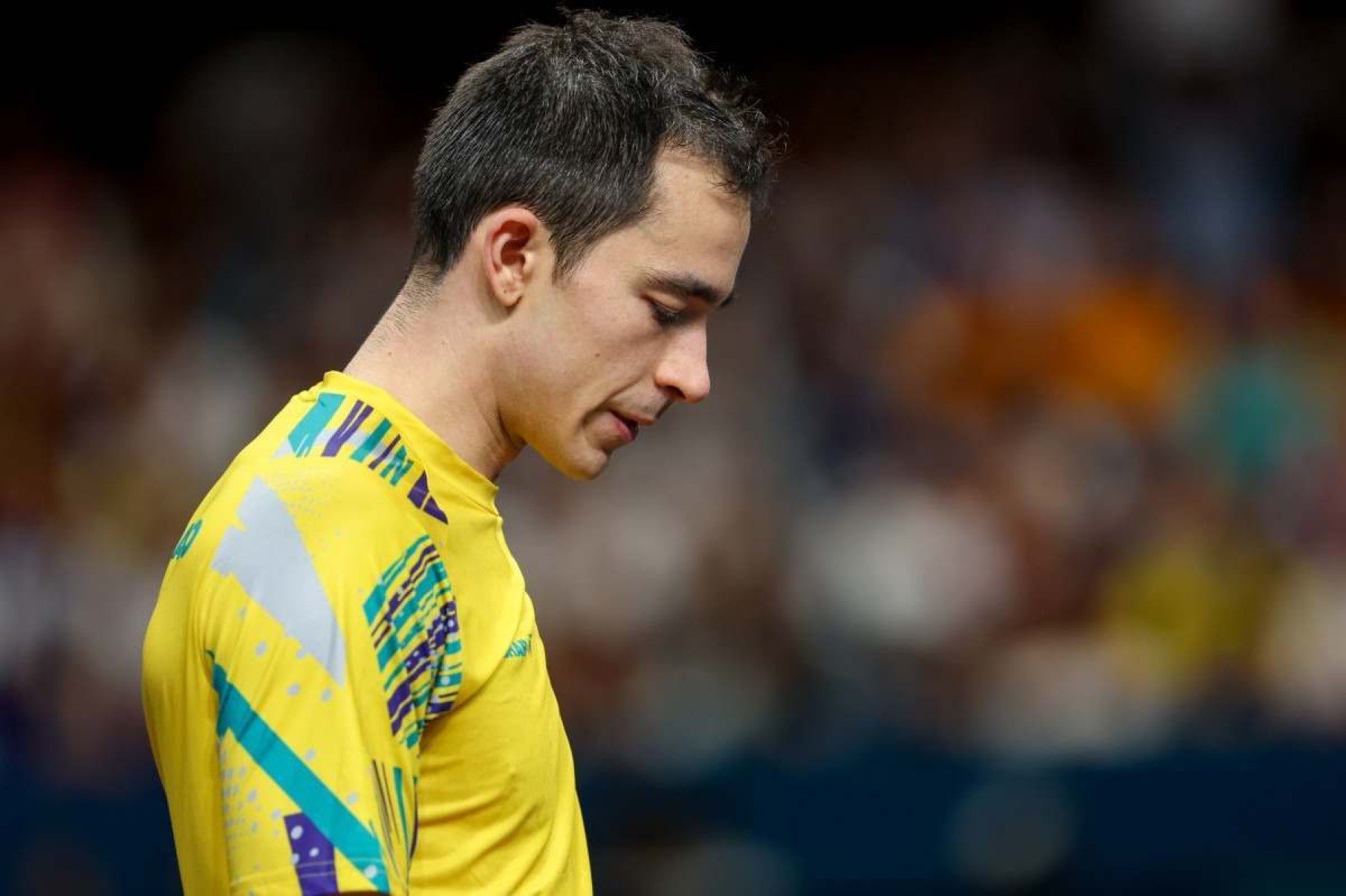 Decepcionado, Hugo Calderano cita peso da semi na derrota pelo bronze