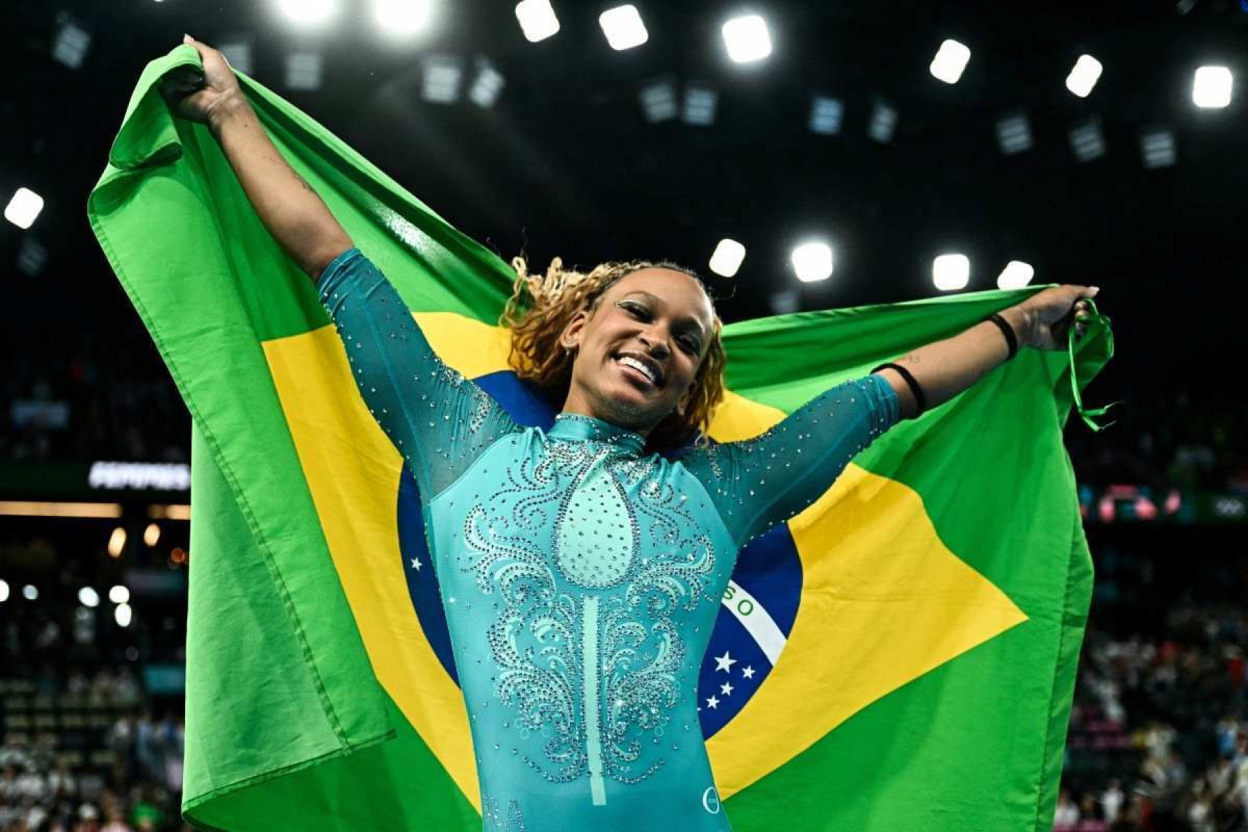 E se Rebeca Andrade fosse um país? Ela seria 27ª no quadro de medalhas