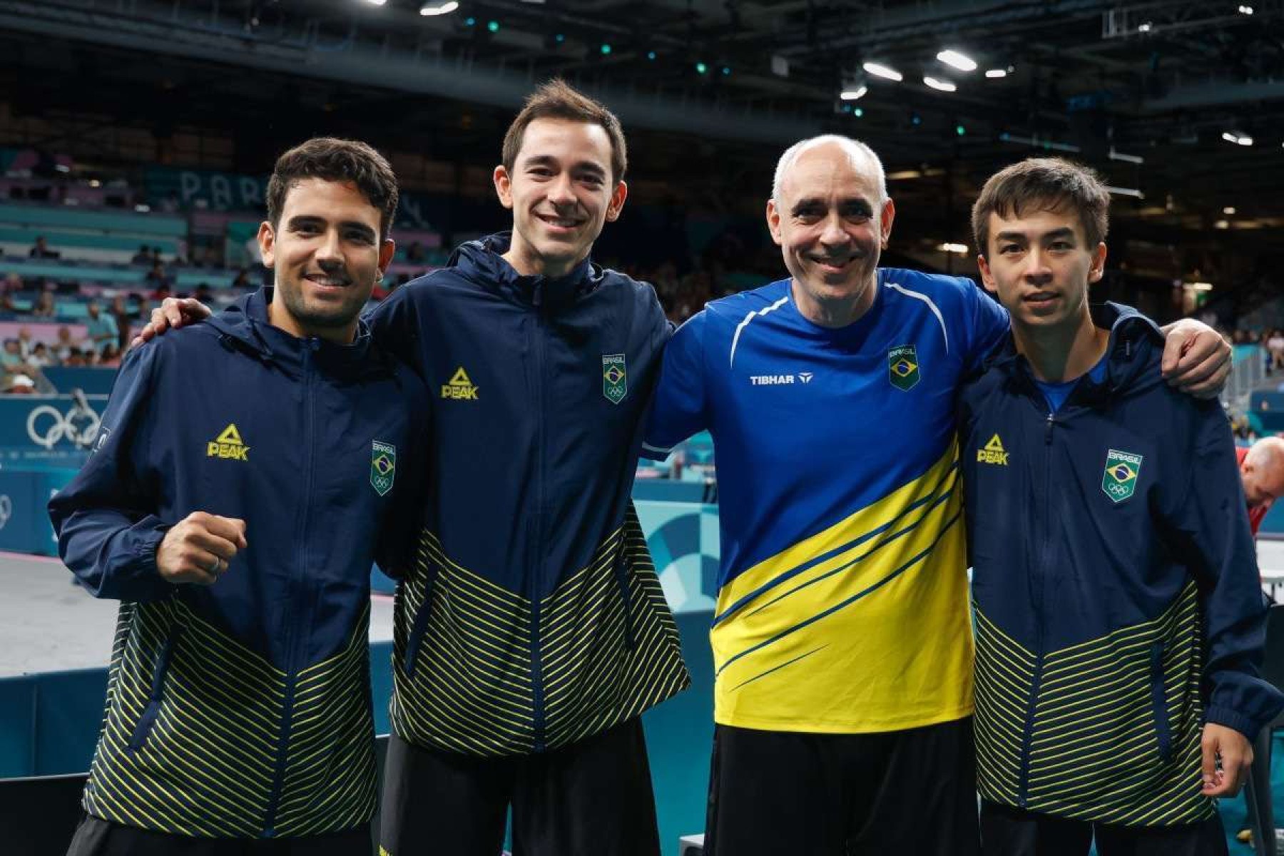 Francisco Arado, o Paco, é o técnico da seleção masculina de tênis de mesa.